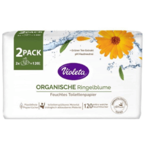Vlažni toaletni papir VIOLETA neven 2x60kom slide slika