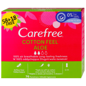 CAREFREE aloe vera dnevni ulošci 76kom slide slika