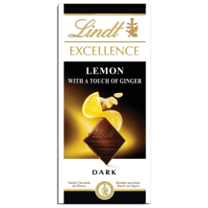 Čokolada LINDT Excellence limun đumbir tamna 70% 100g slide slika