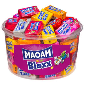 Gumeni bomboni HARIBO Maoam Bloxx 22g slide slika