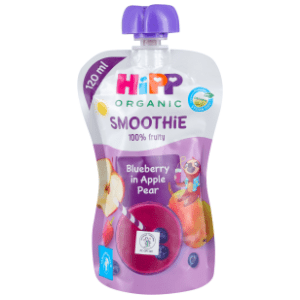 HIPP Bio smoothie borovnica jabuka kruška 120ml slide slika