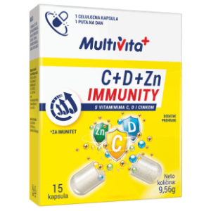MULTIVITA kapsule immunity C+D+ZN 15kom slide slika