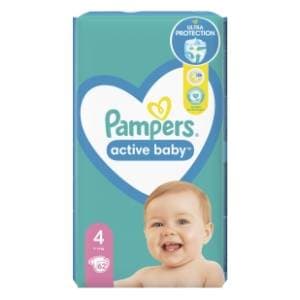 PAMPERS pelene Active baby 4 62kom slide slika