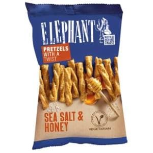 Štapići ELEPHANT Twists morska sol i med 160g slide slika