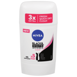 Stik NIVEA Black & white invisible clear 50ml slide slika