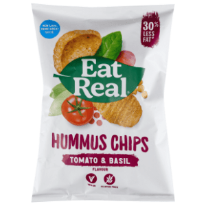 Čips EAT REAL hummus rajčica bosiljak 45g slide slika