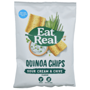 Čips EAT REAL kvinoja vrhnje vlasac 30g slide slika