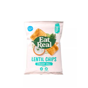 Čips od leće EAT REAL kopar 40g slide slika