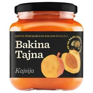 BAKINA TAJNA džem marelica s dodatkom rakije 240g slide slika