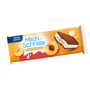 KINDER snack mliječni desert peach 28g slide slika