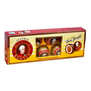 MANNER Mozart kugle tamna čokolada 132g slide slika