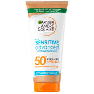 Mlijeko za sunčanje GARNIER Ambre solaire sensitive advanced SPF 50+ 200ml slide slika
