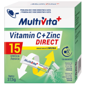 MULTIVITA vitamin C + Cink direct limun 15kom slide slika