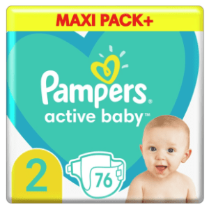 PAMPERS pelene Active baby 2 76kom slide slika