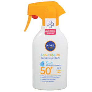 Sprej za sunčanje NIVEA kids sensitive protect 5u1 SPF50+ 270ml slide slika