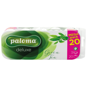 Toaletni papir PALOMA deluxe green tea 3 sloja 20 kom slide slika