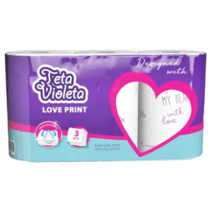 Ručnik VIOLETA Love 3 sloja 3 kom slide slika
