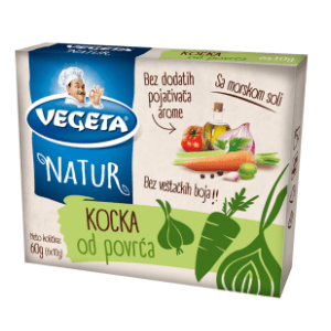 Kocka za juhu VEGETA natur povrtna 60g slide slika