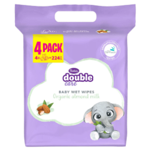 Vlažne maramice VIOLETA baby badem 4x56kom slide slika