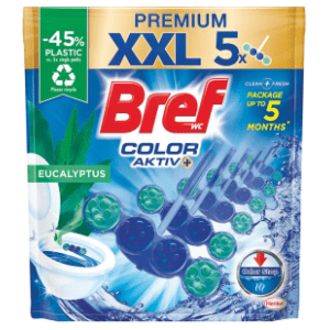 WC osvježivač BREF eucalyptus XXL 5x50g slide slika