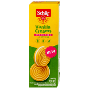 Bezglutenski keks vanilija bez šećera SCHAR 115g slide slika