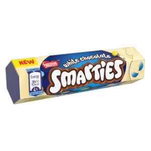 Bomboni SMARTIES white chocolate 34g slide slika