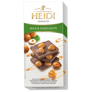 Čokolada HEIDI mliječna s lješnjakom 100g slide slika