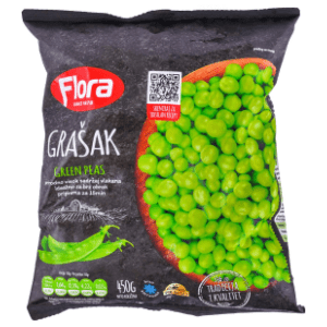 FLORA grašak 450g slide slika