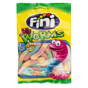 Gumeni bomboni FINI worms 100g slide slika