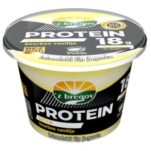 Jogurt skyr Z'BREGOV protein bourbon vanilija 200g slide slika