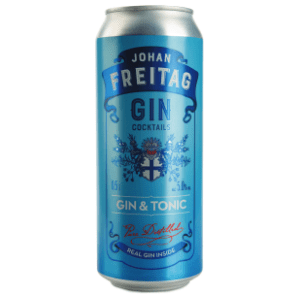 Koktel JOHAN FREITAG Gin&Tonic 5% 500ml slide slika