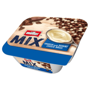 MULLER jogurt mix čokoladne kuglice 130g slide slika