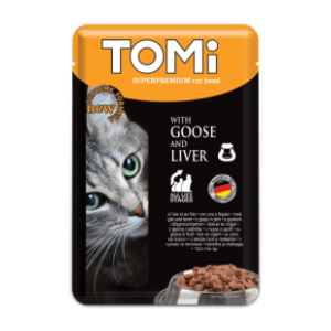 TOMI hrana za mačke guska i jetra 100g slide slika