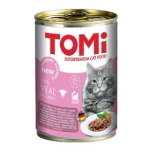 TOMI hrana za mačke teletina 400g slide slika