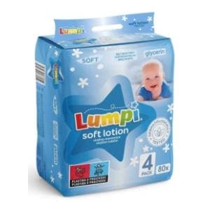 Vlažne maramice LUMPI soft losion 4x80kom slide slika