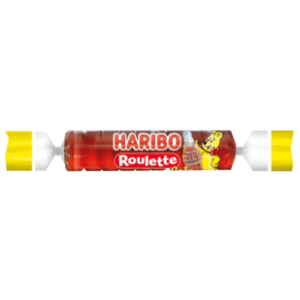 Gumeni bomboni HARIBO happy cola rollen 25g slide slika
