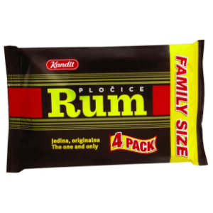KANDIT rum pločice 4x45g slide slika