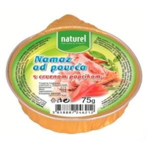 NATUREL povrtni namaz s crvenom paprikom 75g slide slika