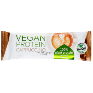 TEKMAR proteinska pločica cappuccino vegan 40g slide slika