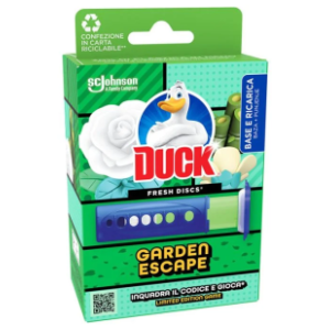 DUCK WC osvježivač disc garden escape 36ml slide slika