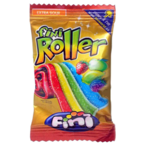 Gumeni bomboni FINI roller fantazija mix 25g slide slika