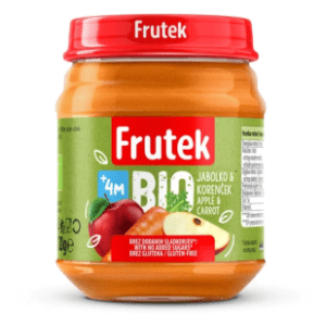FRUTEK kašica BIO jabuka mrkva 120g slide slika