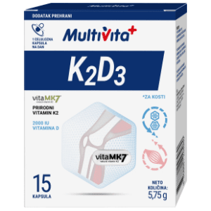 MULTIVITA K2D3 kapsule 15kom slide slika