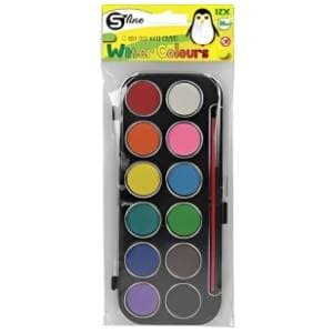 Vodene boje S-LINE 12x28ml slide slika