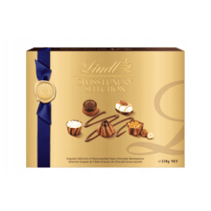 Bombonijera LINDT swiss luxury selection 230g slide slika