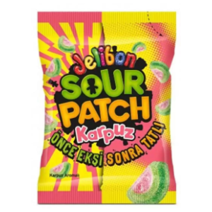 Gumeni bomboni KENT jelibon sour patch lubenica 80g slide slika