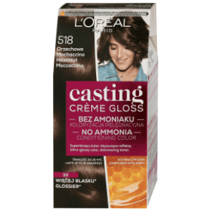 L'OREAL Casting boja za kosu 518 hazelnut moccaccino slide slika