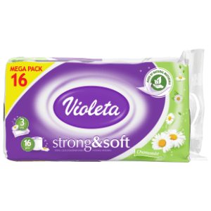 Toaletni papir VIOLETA kamilica 3 sloja 16 kom slide slika