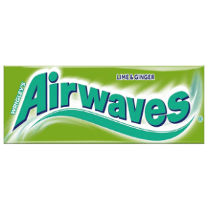 Žvakaće gume AIRWAVES lime&ginger 14g slide slika