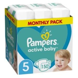 PAMPERS Active baby MP 5 150kom slide slika